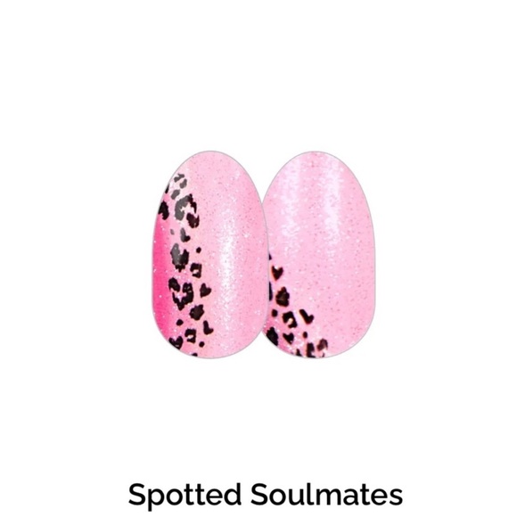 Color Street Other - Color Street Spotted Soulmates Pink Leopard Print Nail Wraps NWT
